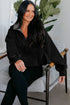 Relaxed Fit Half Zip Kangaroo Pocket Pullover