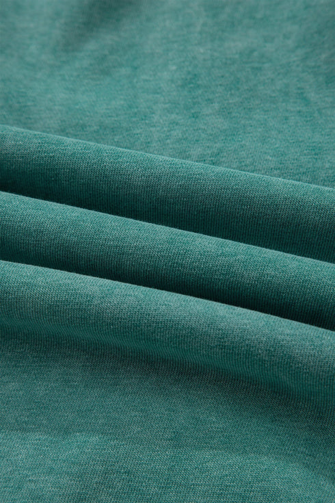Relaxed Fit Half Zip Kangaroo Pocket Pullover