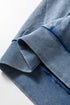 Relaxed Fit Half Zip Kangaroo Pocket Pullover