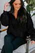 Relaxed Fit Half Zip Kangaroo Pocket Pullover