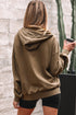 Relaxed Fit Half Zip Kangaroo Pocket Pullover