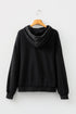 Relaxed Fit Half Zip Kangaroo Pocket Pullover