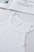 Relaxed Fit High Neck Jersey Halter Tank Top