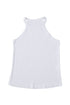 Relaxed Fit High Neck Jersey Halter Tank Top