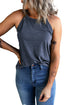 Relaxed Fit High Neck Jersey Halter Tank Top