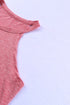 Relaxed Fit High Neck Jersey Halter Tank Top