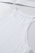 Relaxed Fit High Neck Jersey Halter Tank Top