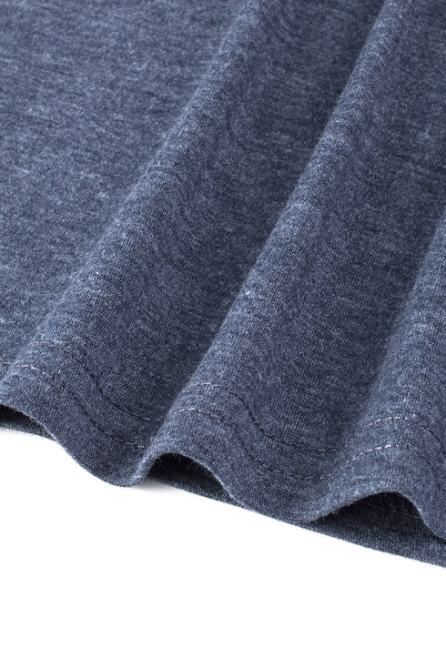 Relaxed Fit High Neck Jersey Halter Tank Top