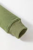 Relaxed Fit Kangaroo Pocket Crew Neck Pullover Sweatshirt