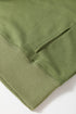 Relaxed Fit Kangaroo Pocket Crew Neck Pullover Sweatshirt