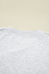 Relaxed Fit Lace Sleeve Detail Crew Neck Sweatshirt