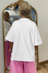 Relaxed Fit Layered Applique Star Graphic Tee