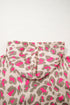 Relaxed Fit Leopard Print Zip Up Hoodie
