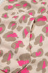 Relaxed Fit Leopard Print Zip Up Hoodie