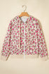 Relaxed Fit Leopard Print Zip Up Hoodie