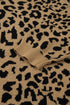 Relaxed Fit Long Sleeve Animal Print Knit Sweater