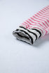 Relaxed Fit Patchwork Stripe Half Zip Pullover Top