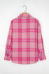 Relaxed Fit Plaid Button Down Flannel Shirt