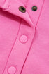 Relaxed Fit Quarter Snap Fleece Pullover Sweatshirt