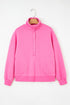 Relaxed Fit Quarter Snap Fleece Pullover Sweatshirt
