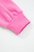 Relaxed Fit Quarter Snap Fleece Pullover Sweatshirt