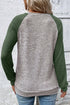 Relaxed Fit Raglan Sleeve Soft Knit Top