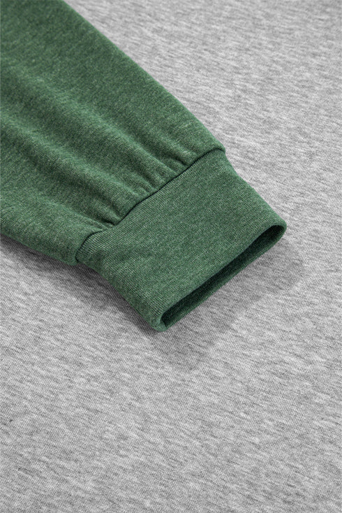 Relaxed Fit Raglan Sleeve Soft Knit Top