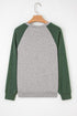 Relaxed Fit Raglan Sleeve Soft Knit Top