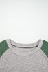 Relaxed Fit Raglan Sleeve Soft Knit Top