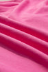 Relaxed Fit Ribbon Bow Patch Detail Split Hem Tee