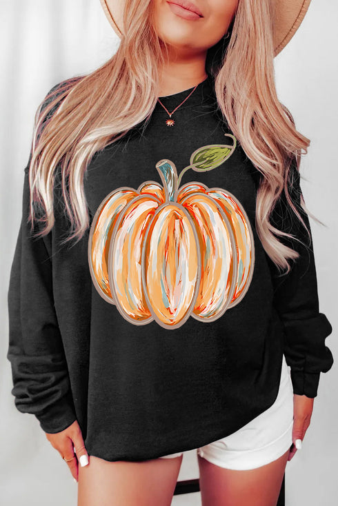 Relaxed Fit Seasonal Graphic Crew Neck Pullover Sweatshirt