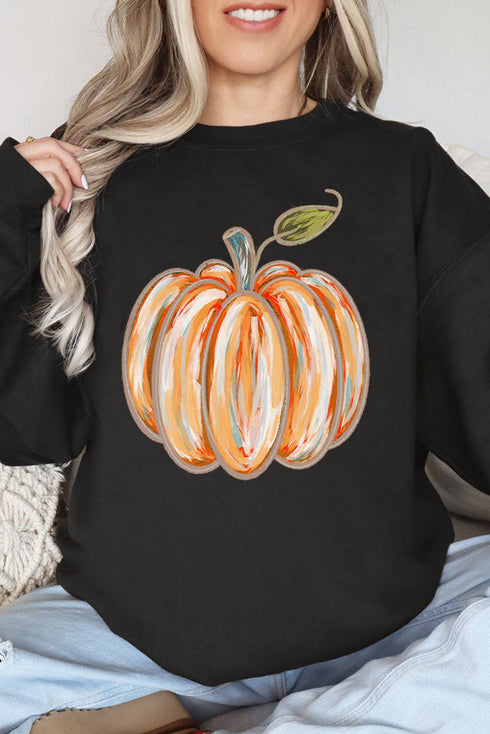 Relaxed Fit Seasonal Graphic Crew Neck Pullover Sweatshirt
