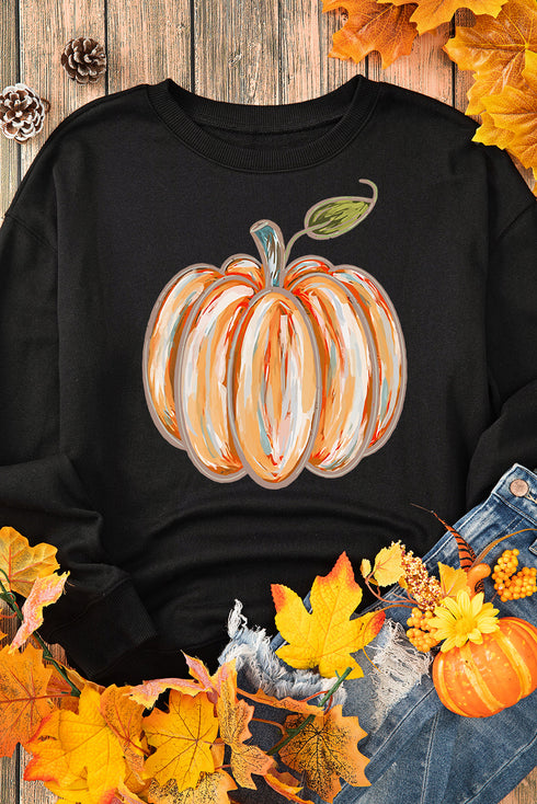 Relaxed Fit Seasonal Graphic Crew Neck Pullover Sweatshirt