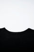 Relaxed Fit Short Sleeve Bow Motif Knit Sweater