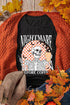 Relaxed Fit Skull And Checkerboard Print Graphic Shirt