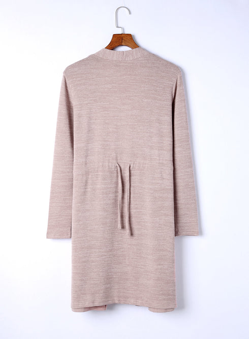 Relaxed Fit Soft Jersey Knit Pocketed Cardigan