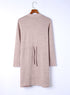 Relaxed Fit Soft Jersey Knit Pocketed Cardigan