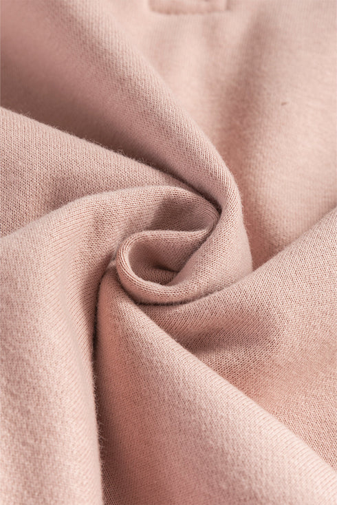 Relaxed Fit Soft Knit Quarter Zip Pullover Sweatshirt