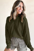Relaxed Fit Soft Knit Quarter Zip Pullover Sweatshirt