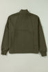 Relaxed Fit Soft Knit Quarter Zip Pullover Sweatshirt