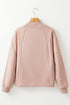 Relaxed Fit Soft Knit Quarter Zip Pullover Sweatshirt