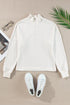 Relaxed Fit Soft Knit Quarter Zip Pullover Sweatshirt