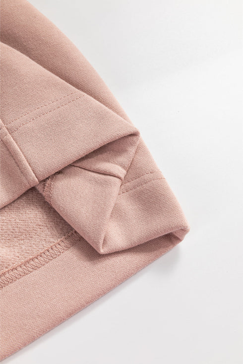 Relaxed Fit Soft Knit Quarter Zip Pullover Sweatshirt