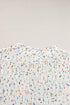 Relaxed Fit Speckled Knit Distressed Hem Sweater