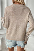 Relaxed Fit Star Print Crew Neck Knit Pullover Sweater