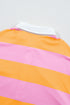 Relaxed Fit Striped Cotton Jersey Long Sleeve Rugby Shirt