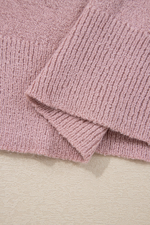 Relaxed Fit Striped Crew Neck Pullover Sweater