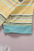 Relaxed Fit Striped Crew Neck Short Sleeve Top