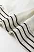 Relaxed Fit Striped Detail Layered Look Sweatshirt