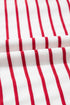 Relaxed Fit Striped Print Round Neck Long Sleeve Top